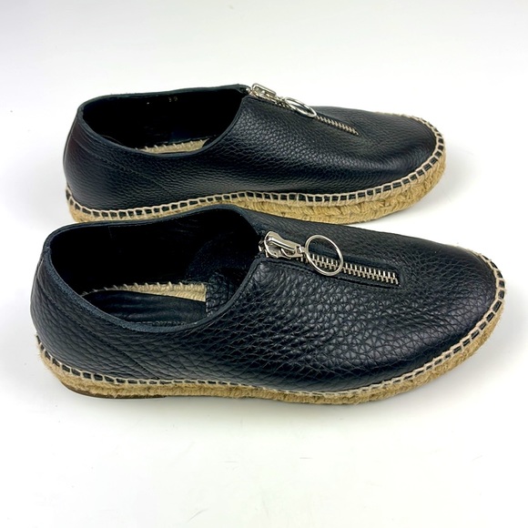 Alexander Wang Black Devon Zip Leather Platform - Picture 4 of 14